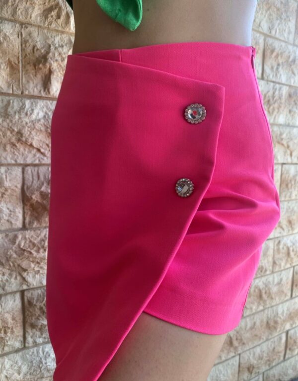 Fustă pantaloni IVONA roz neon